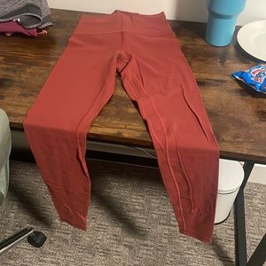 dark pink lululemon align leggings